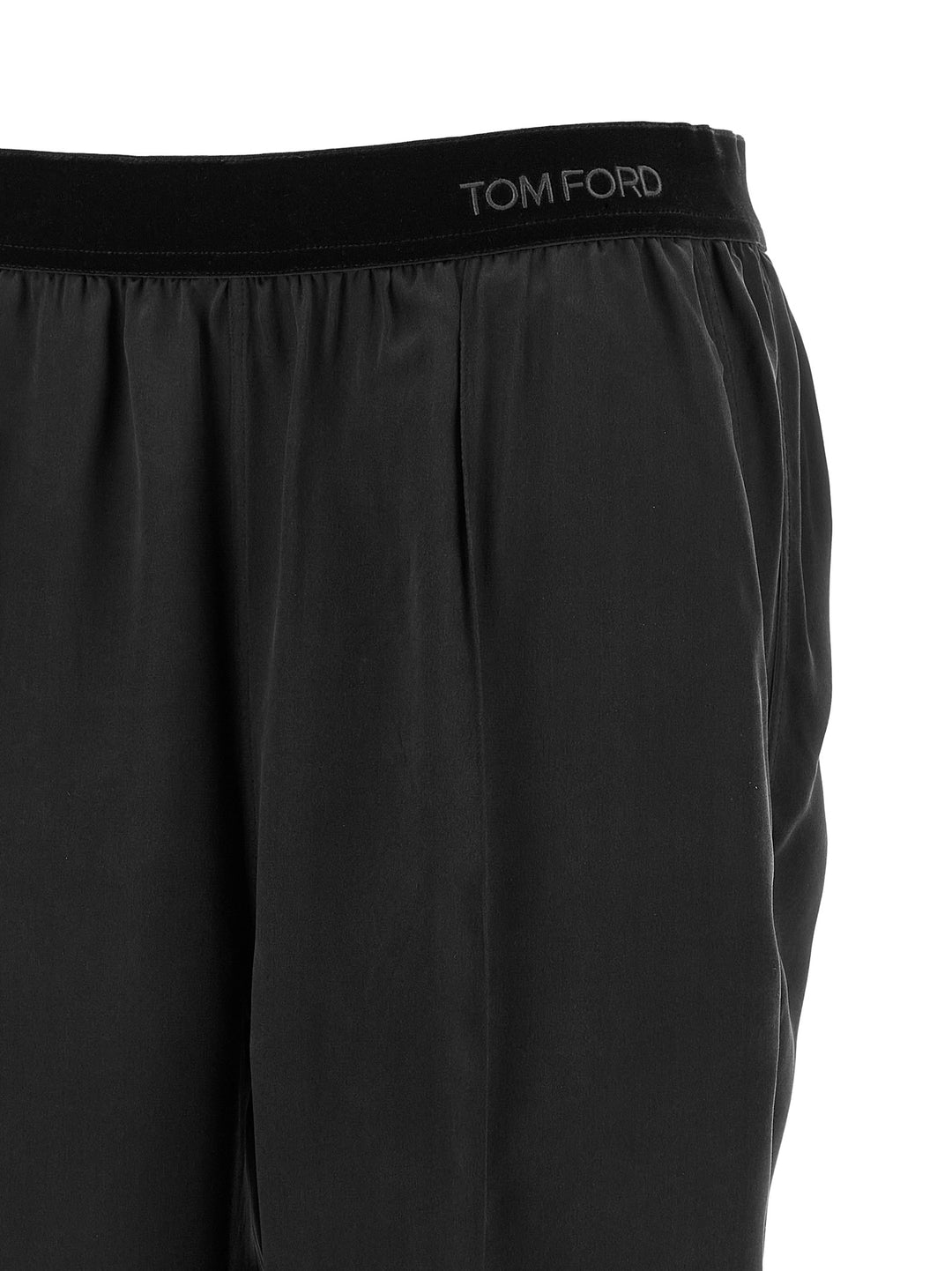 Tom Ford Silk Pantaloni - Nero | e2f679ed98900375cf80defff953cc5552bc81d7