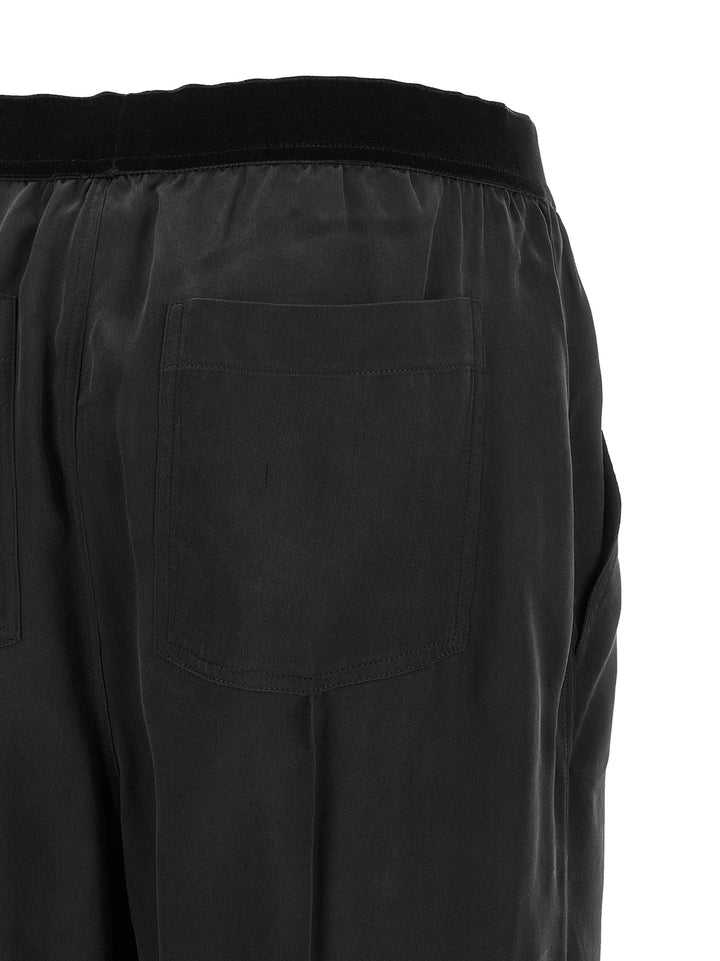 Tom Ford Silk Pantaloni - Nero | 05d17976d1adef23a30d6933784c6c438ccf983d