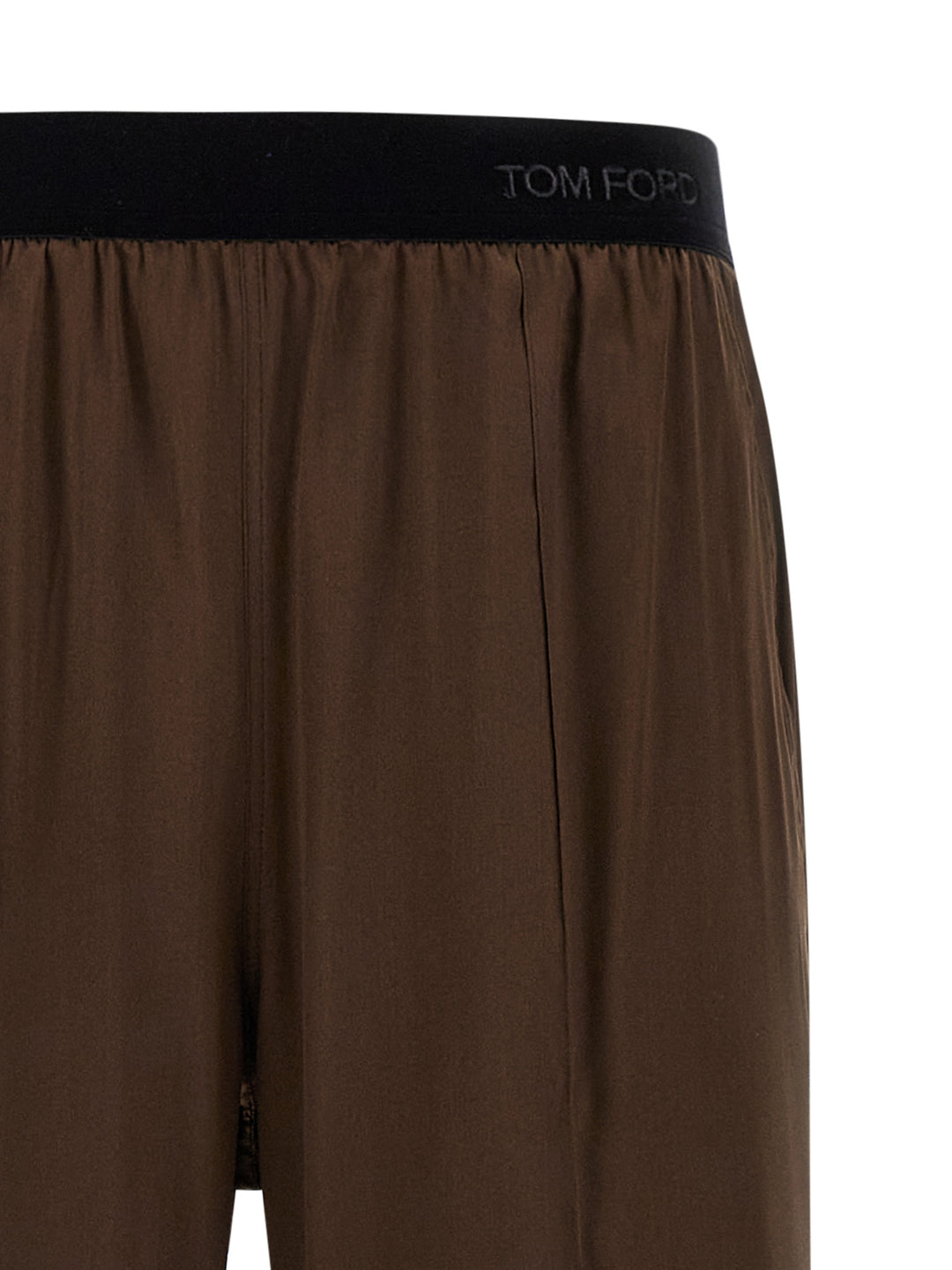 Tom Ford Silk Pantaloni - Marrone | d78f8b37056f6937be08ecba32b3d187dbf4749a