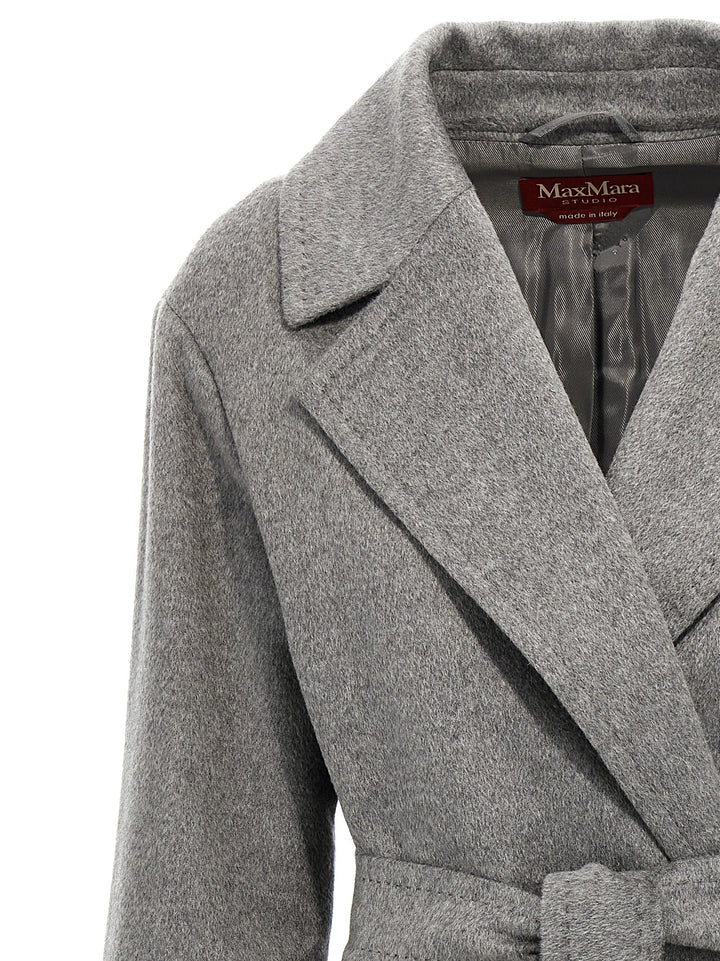 Max Mara Studio Pazzo Trench e Impermeabili - Grigio | dfddd104bb0155fadab67224e1f29b6536de6dfe
