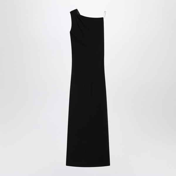 Long Black Cady Bustier Dress