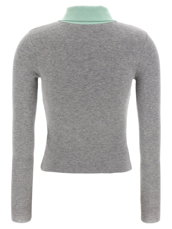 Self Portrait Grey Merino Wool Maglioni - Grigio | edd71969d9fecd9ef7a774df4974c80ffc871cee