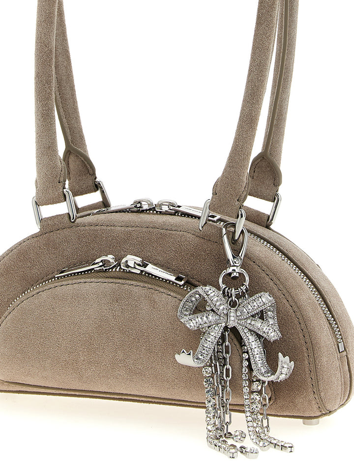 Self Portrait Suede Mini With Charm Borse a Spalla e Tracolla - Grigio | a2dc926fce3b6f422bc319ceef7ab10110db803f