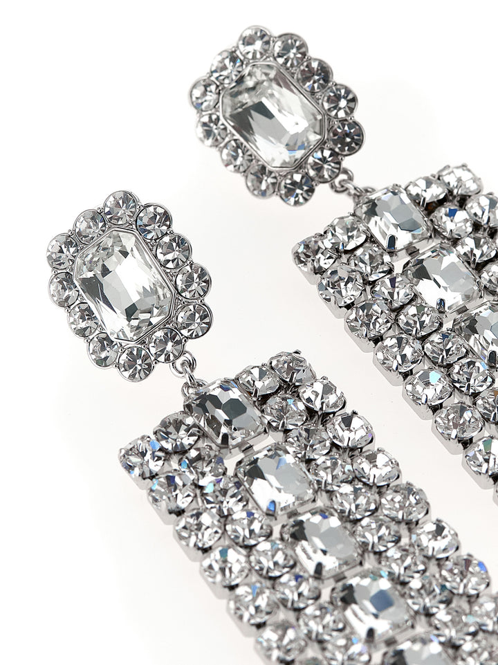 Self Portrait Multi Crystal Droplet Gioielli - Silver | 7903a0bcb0db5db3bac03769c5b779b585d05a41