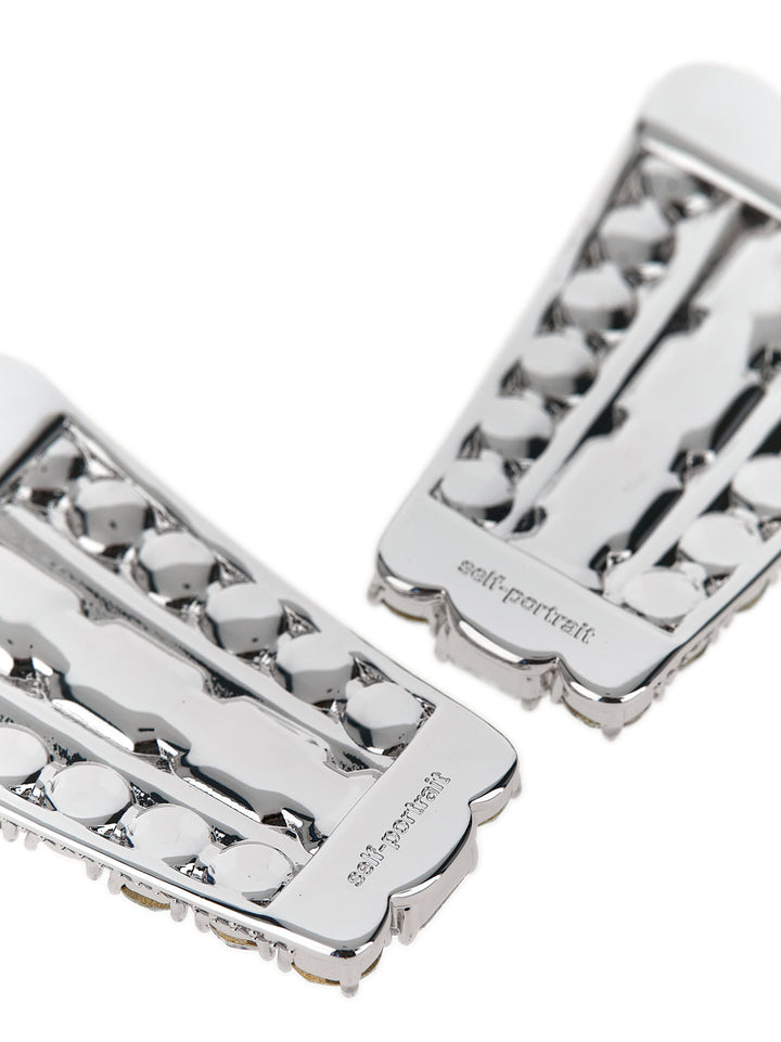 Self Portrait Multi Crystal Gioielli - Silver | 3730a76cd7c3bf9f5e6d4a7426eef27ca76bdd89