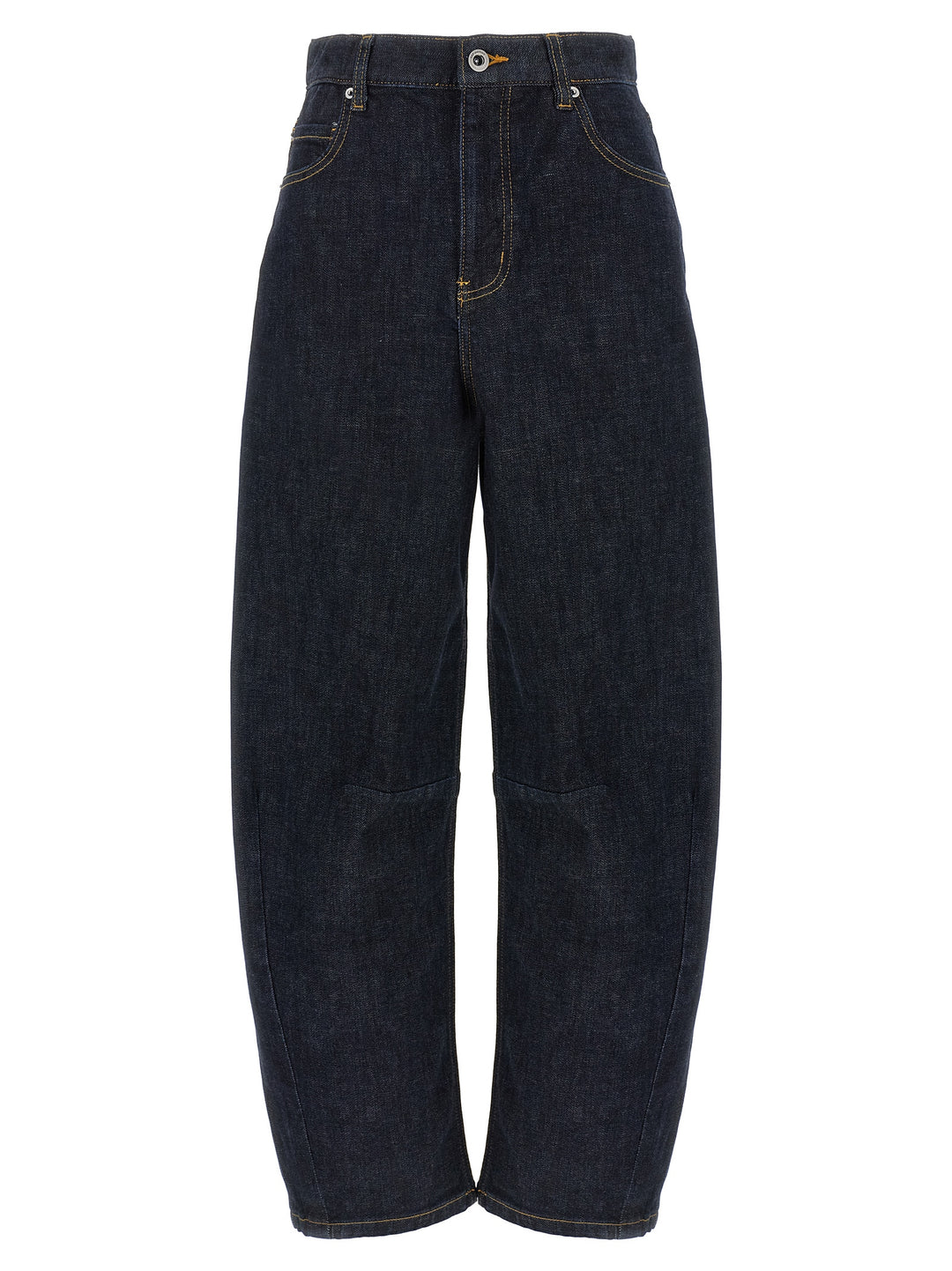 Self Portrait Indigo Barrel Leg Jeans - Blu | db9b7a7d4b05cb5e77aa9817f501a858d2f63b76