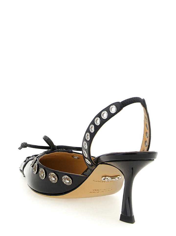 Mach & Mach Crystalized Corset Decollete - Nero | 896c47764211489ba5b57702a4fc207752cd6206