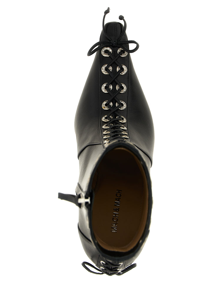 Mach & Mach Crystalized Corset Stivali e Stivaletti - Nero | d94c64db1115fd76942125f95322e2c38d98a70b