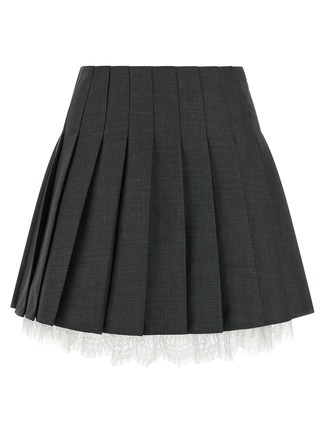 Self Portrait Pleated Skirt Gonne - Grigio | b9cb8b99d05b0d33e2f240605020165cd4aef528