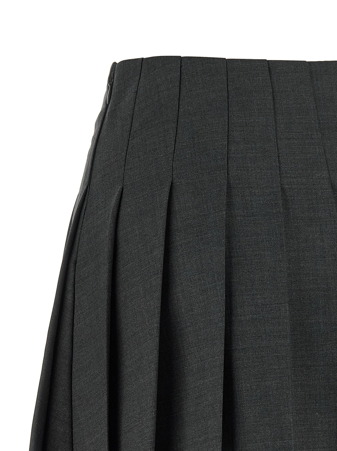Self Portrait Pleated Skirt Gonne - Grigio | 6269968b0d9f39162b56e65c43987176a5245968