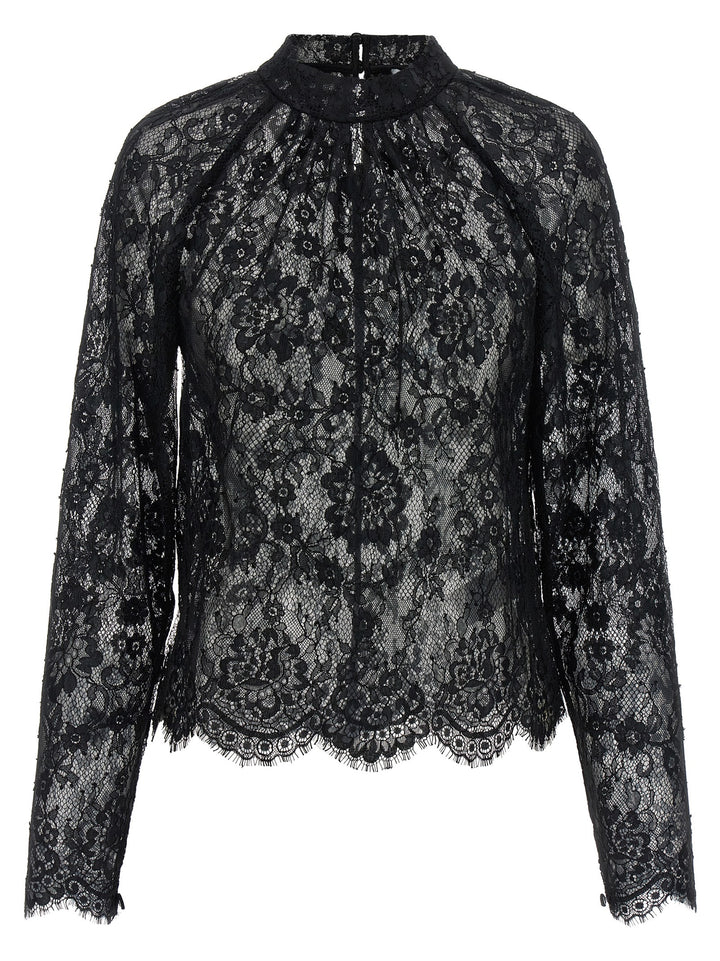 Self Portrait Black Lace Camicie - Nero | f5cc5fce8ce1967f1a8925d8ecbe0ca44d780093