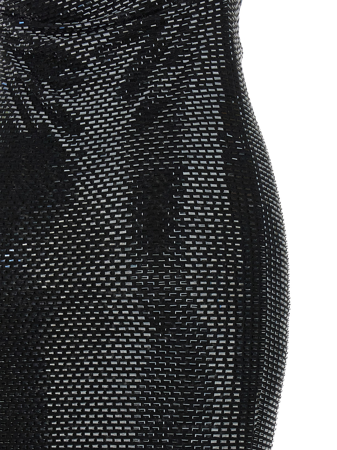 Self Portrait Black Rhinestone Draped Maxi Abiti - Nero | a34825d28e3aaf8bf828e96164738f4cec0a551e