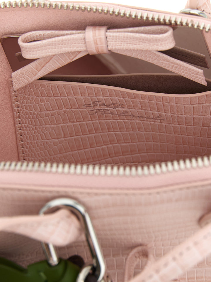 Self Portrait Embossed Leather Handbag Borse a Mano - Rosa | d99e9994fa0b4d8482a4752e54473be44aa18f4e