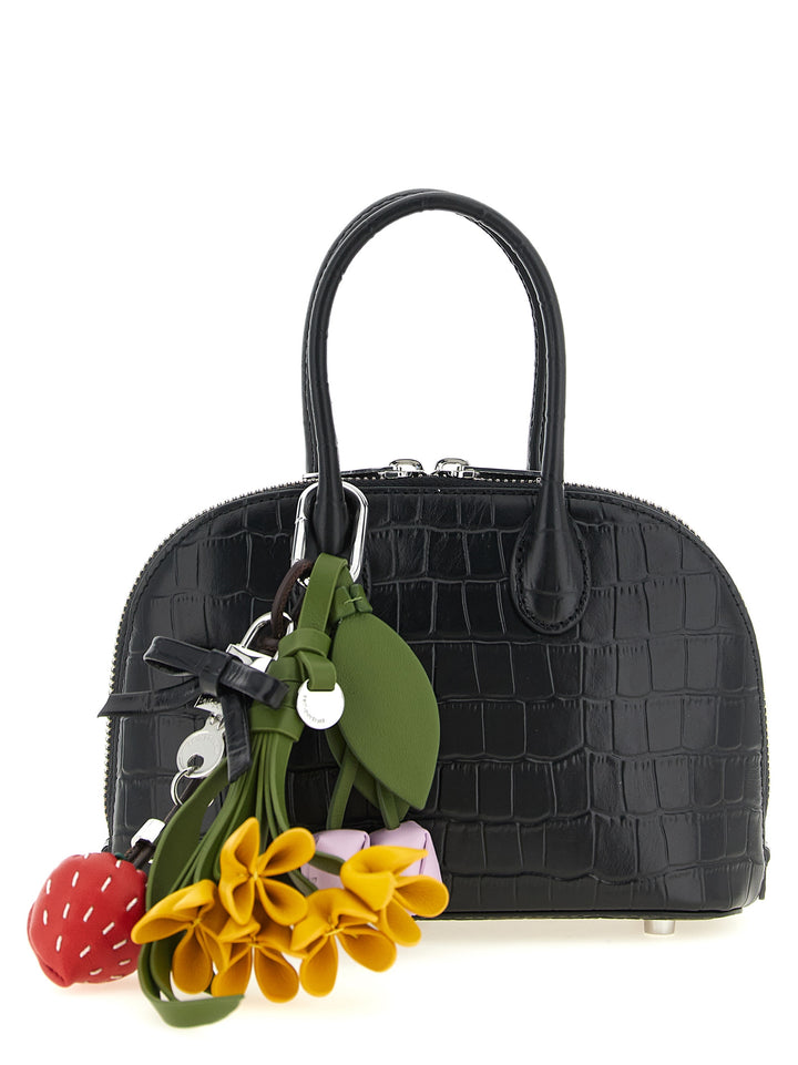 Self Portrait Croc Leather Mini Toast Borse a Mano - Nero | 45f7842cb996727156abf75de1222afa02e7b71b