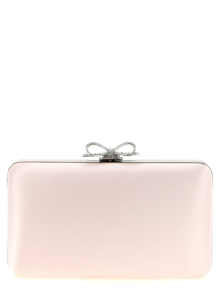 Self Portrait Satin Clutch - Rosa | efa49b9afbc3c474b37de4fb7e3fdfa6a40dfa9b