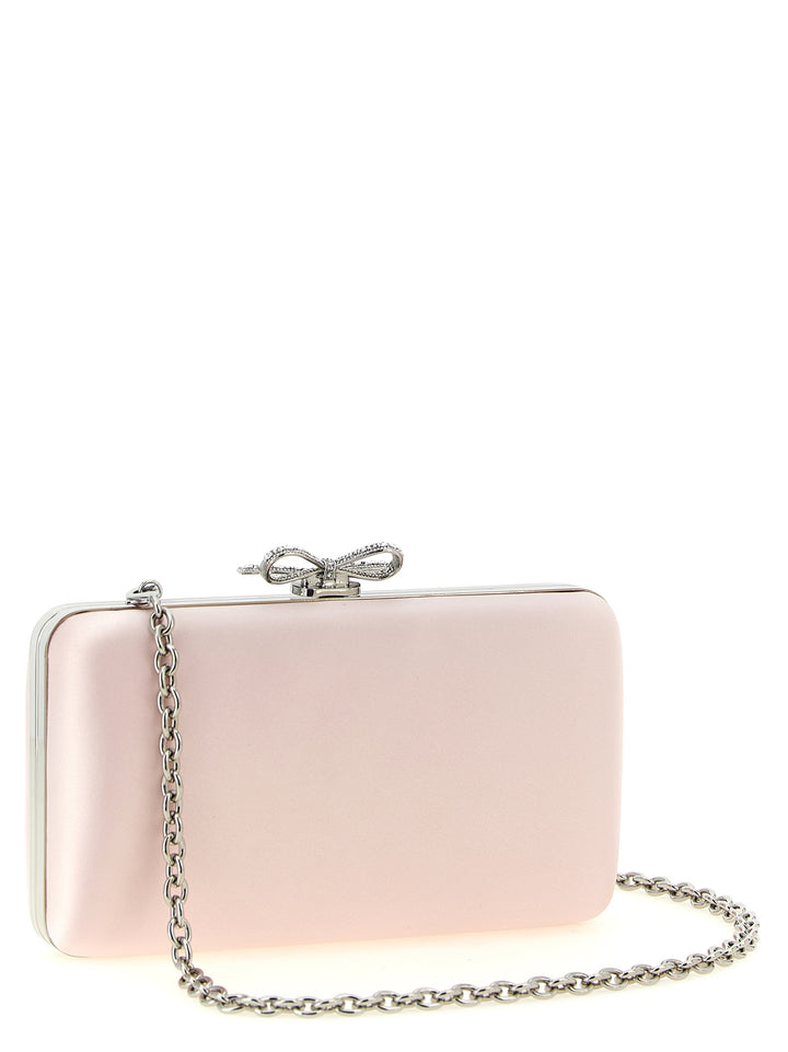 Self Portrait Satin Clutch - Rosa | 0894984dbde45b77a140d31fee1ba9c29748dbc1