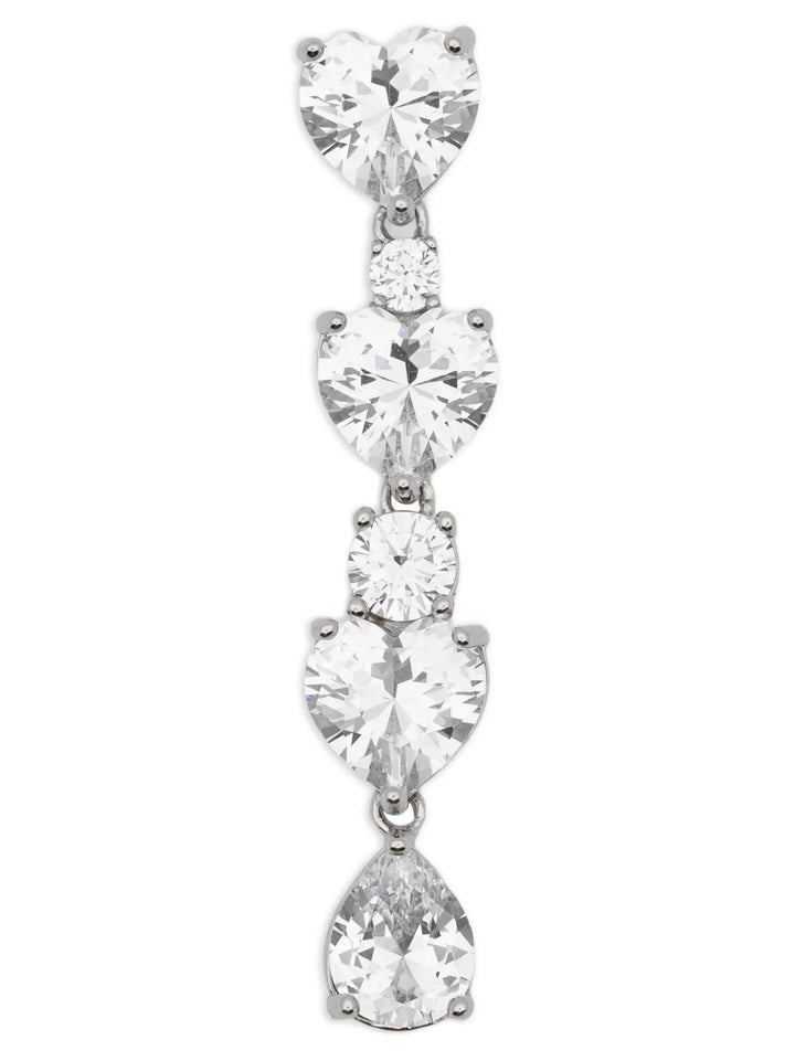 Self Portrait Crystal Heart Tiered Gioielli - Silver | 2b6a609bb4626063e24ed3b200d6c9466e2dbf68