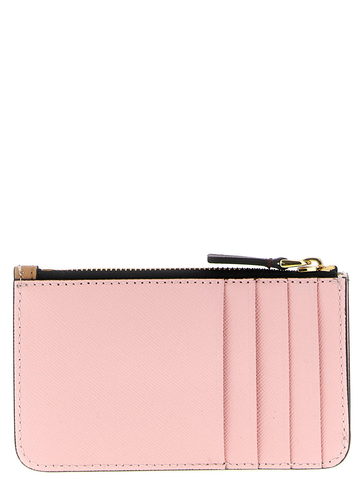 Marni Saffiano Leather Cardholder Portafogli - Multicolor | 149326bb7ef78b2e0b4323270a84a47e555faf39