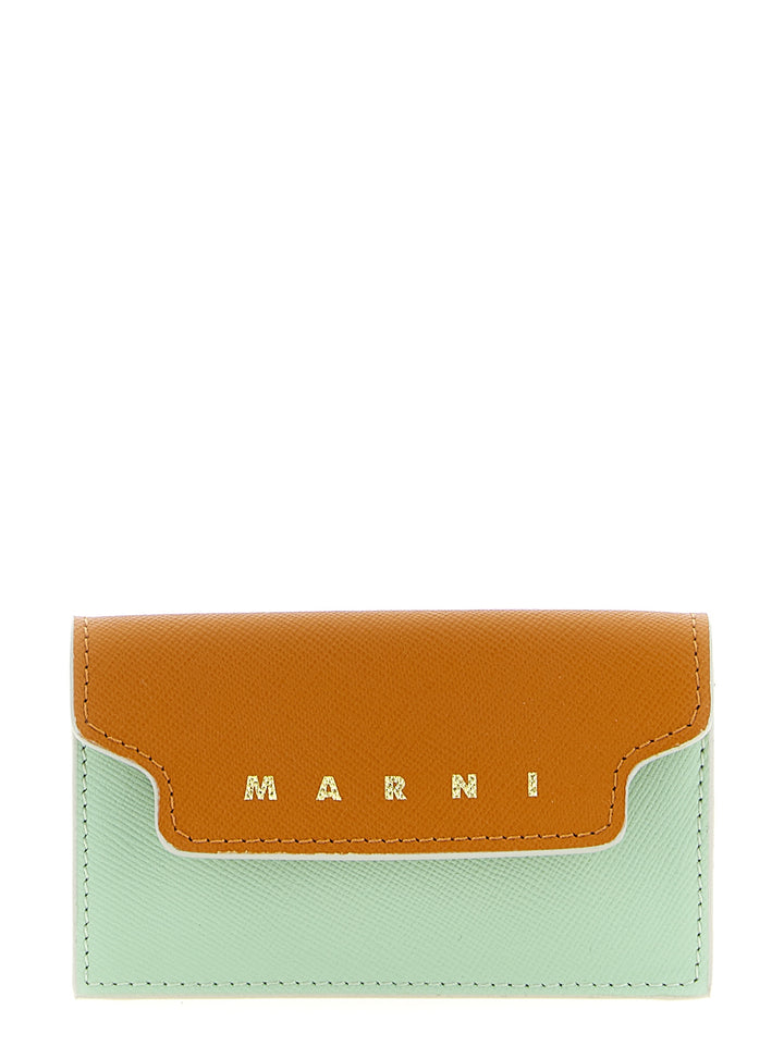 Marni Logo Business Card Holder Portafogli - Multicolor | c3c87b74064e75d2bdf693c8243ed509f6c9c2c7
