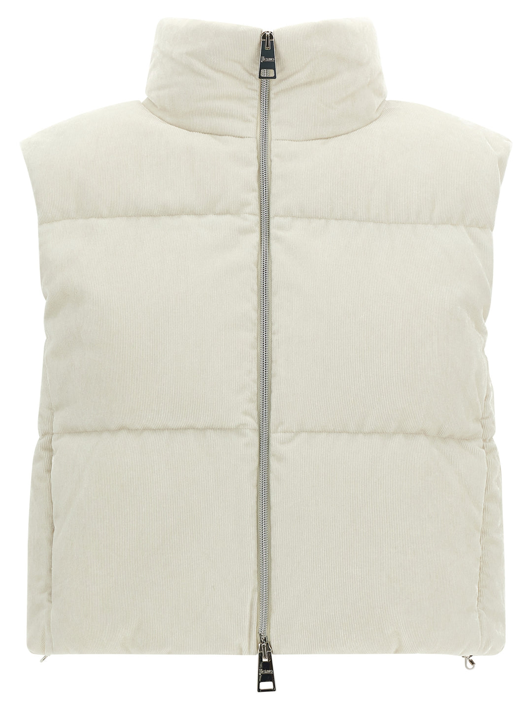 Herno Resort - Bright Corduroy Gilet - Bianco | e9446f4e325d2a9de5092d3e89c59511aeb789dd