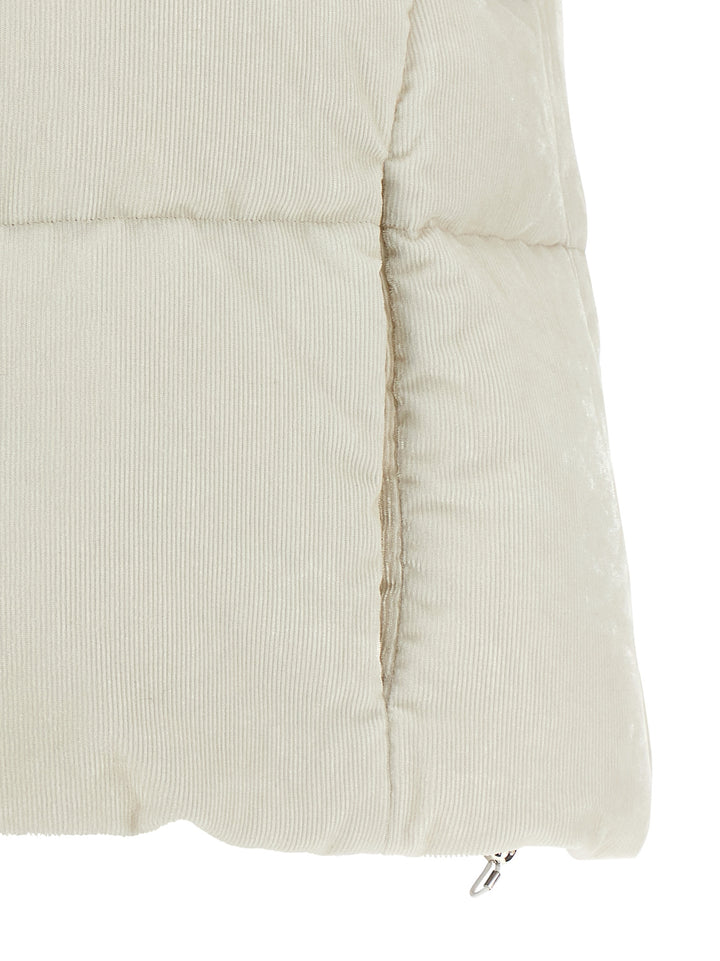 Herno Resort - Bright Corduroy Gilet - Bianco | 38ff55b9d51693b038e7caaa2e18b91a7e6641c9
