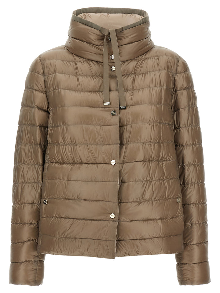 Herno Reversible Down Jacket Puffer Jackets - Marrone | 2e7e19feaf8922509c1ac23823f5c2fc8cae5286