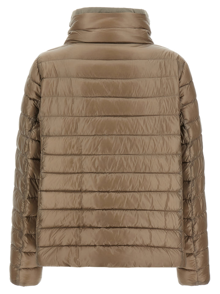 Herno Reversible Down Jacket Puffer Jackets - Marrone | 8a8e59f8d4909ffd3a02954d6eb59a46f43da309