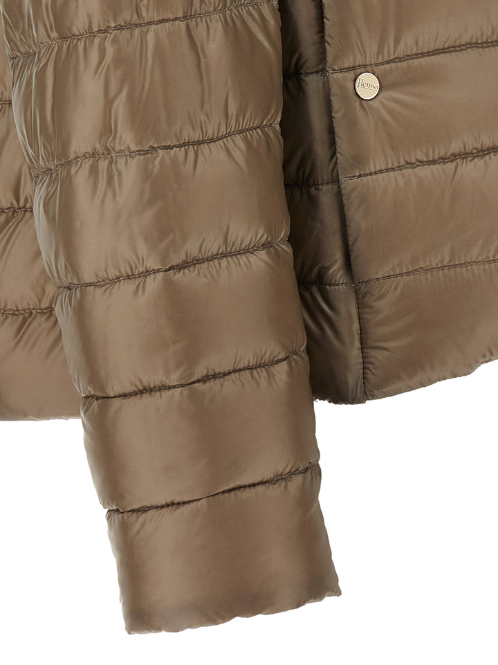 Herno Reversible Down Jacket Puffer Jackets - Marrone | 7d94e8e13fbc41d1b5f8ab2943b399193e613b76