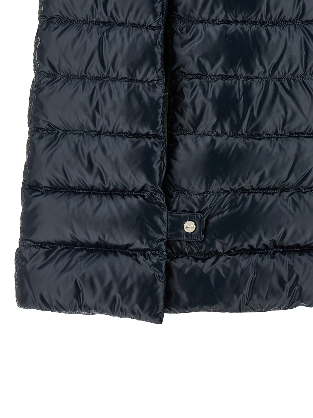 Herno Cape Down Jacket Puffer Jackets - Blu | f3ba95ab8b8353390a6b4b8b31ef9ef8adc61792