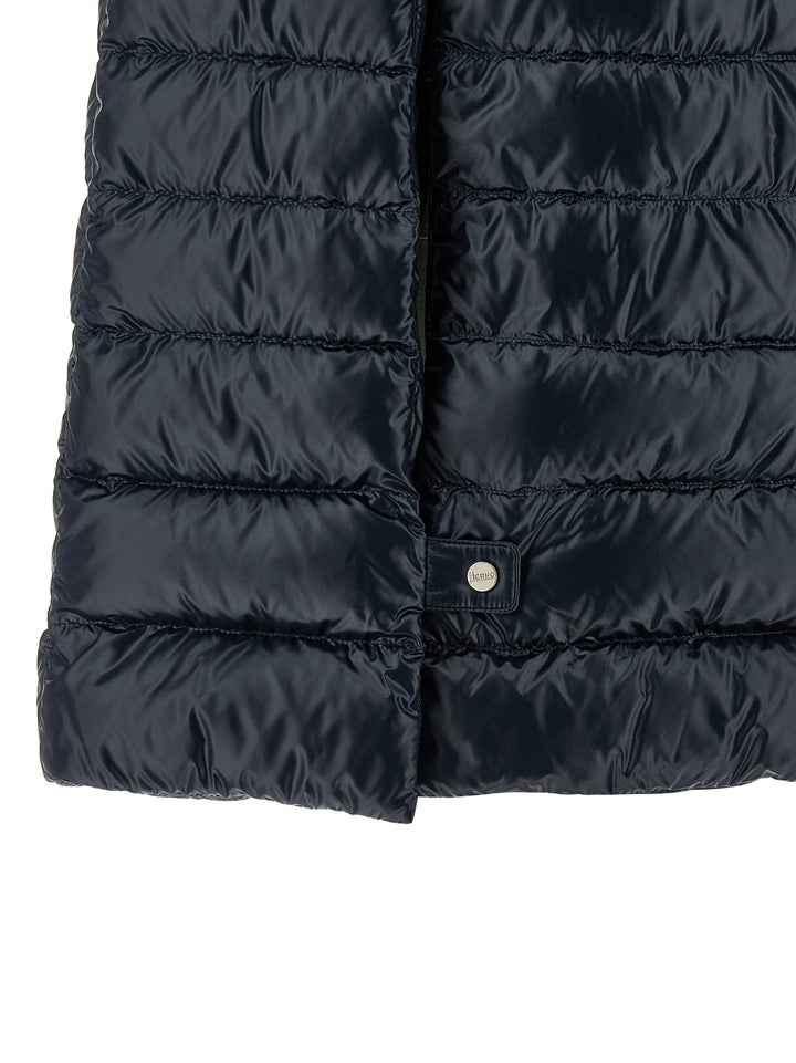 Herno Cape Down Jacket Puffer Jackets - Blu | f3ba95ab8b8353390a6b4b8b31ef9ef8adc61792