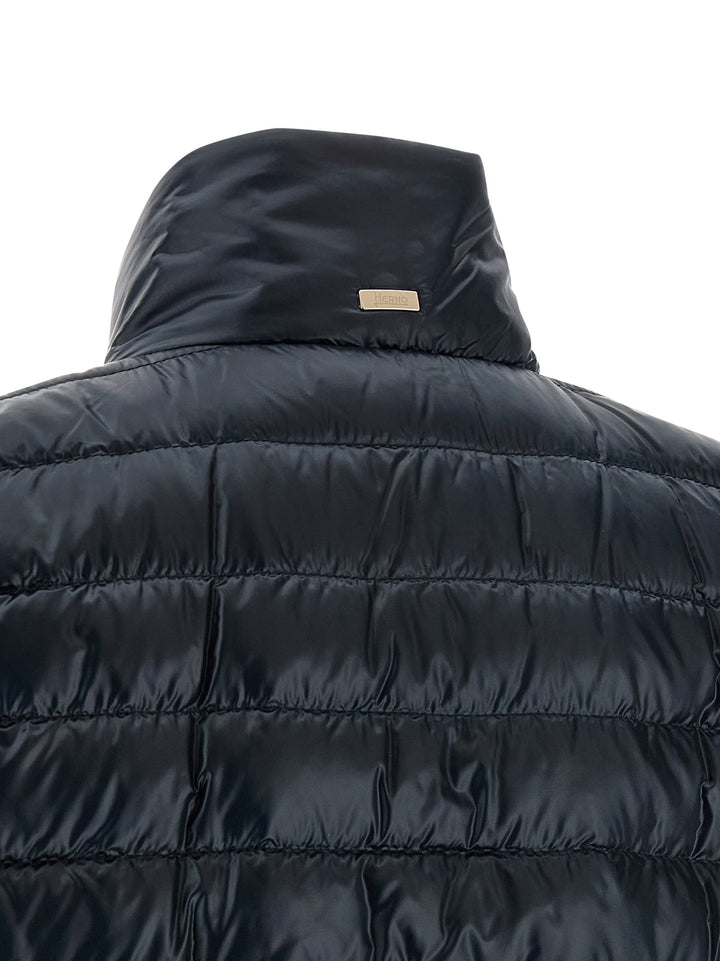 Herno Cape Down Jacket Puffer Jackets - Blu | dc6f41d4510803a99c8b07912fa7658bcc70f6dc