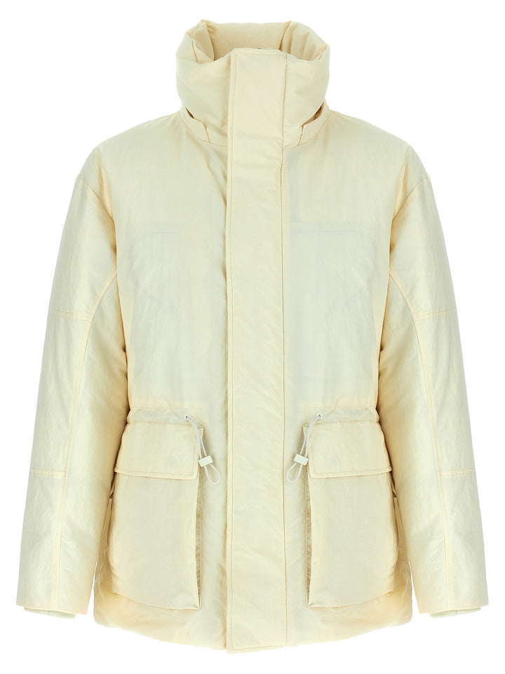 Laminar Hooded Down Jacket Puffer Jackets - Bianco | f24c01f50ef58dc32f4c00e861f0247379554176