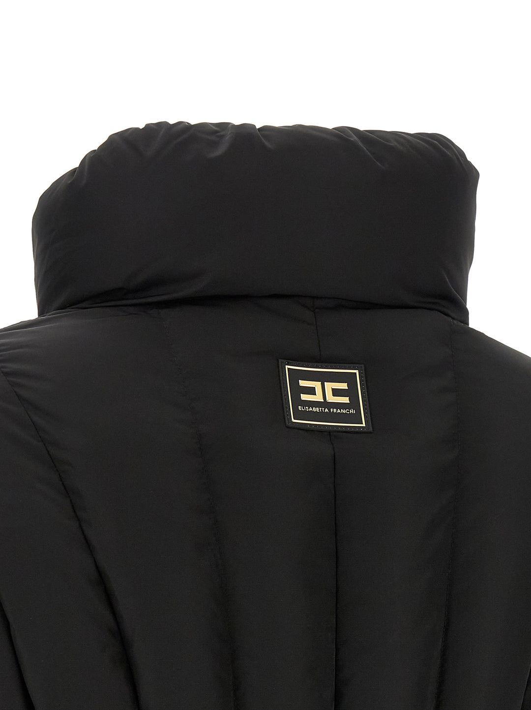 Elisabetta Franchi Bustier Quilted Down Jacket Puffer Jackets - Nero | 283f6ff6ff9681679be02641de50be14a98355c2