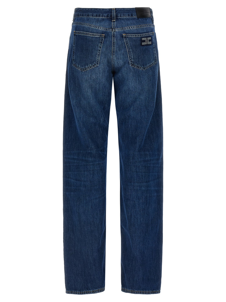 Elisabetta Franchi Palazzo Jeans - Blu | 4354f5b51c286fa7dc121bf7bc396f8fdd130502