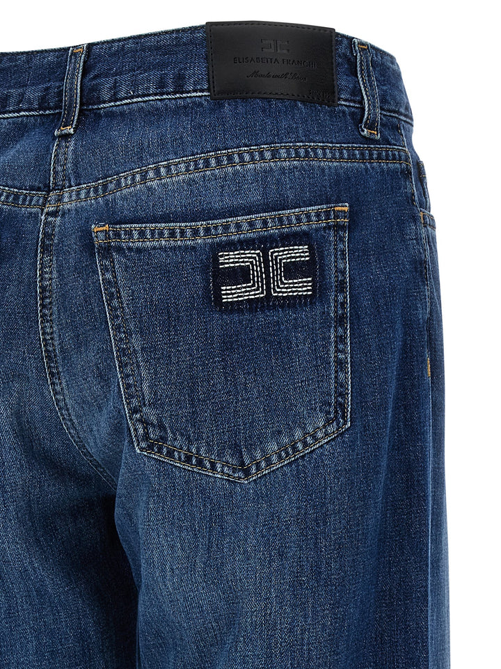 Elisabetta Franchi Palazzo Jeans - Blu | 07039d23a801d4656065514f19eb142d9daf0543