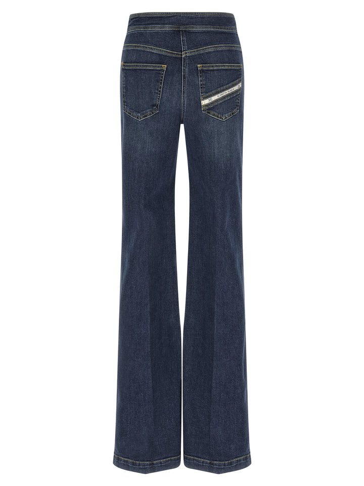 Elisabetta Franchi Palazzo Jeans - Blu | cdf0563d1af27e6001ba0f993d8c04df081a9da7