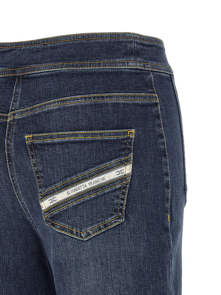 Elisabetta Franchi Palazzo Jeans - Blu | 15bf8c1403689910fbc18907582b483cccecd30d