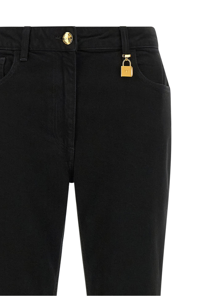 Elisabetta Franchi Jewel Padlock Jeans - Nero | 6d19562eccd6b268be7cb4e1100da7bb1ea1aa79