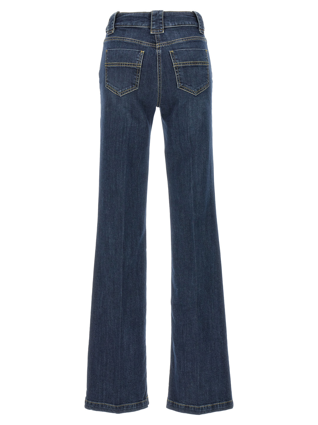 Maxi Zip Jeans Blu