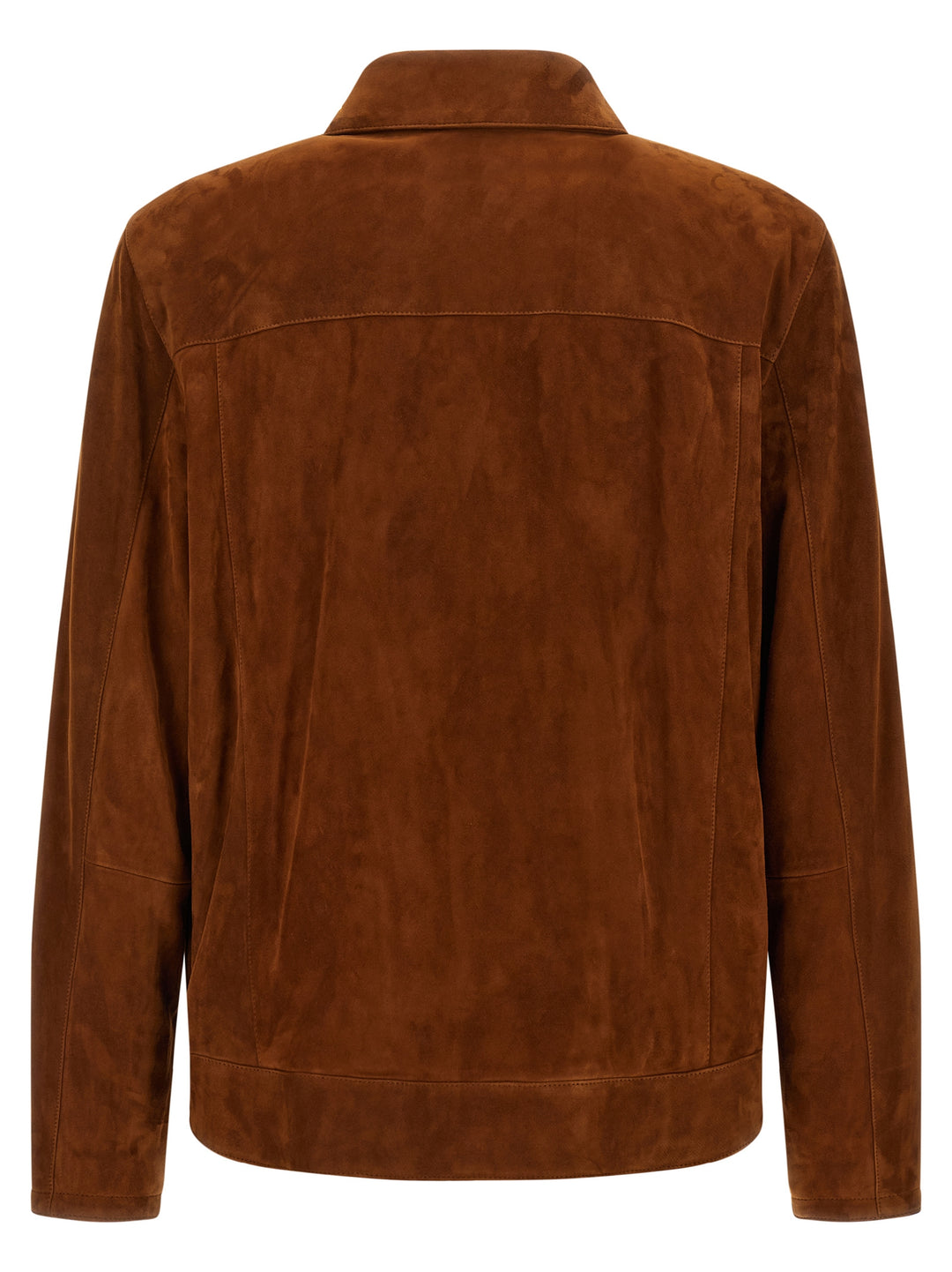 Brioni Suede Blouson Puffer Jackets - Marrone | afd50d47b23b9f07234307b6e51cfcb0f805727a