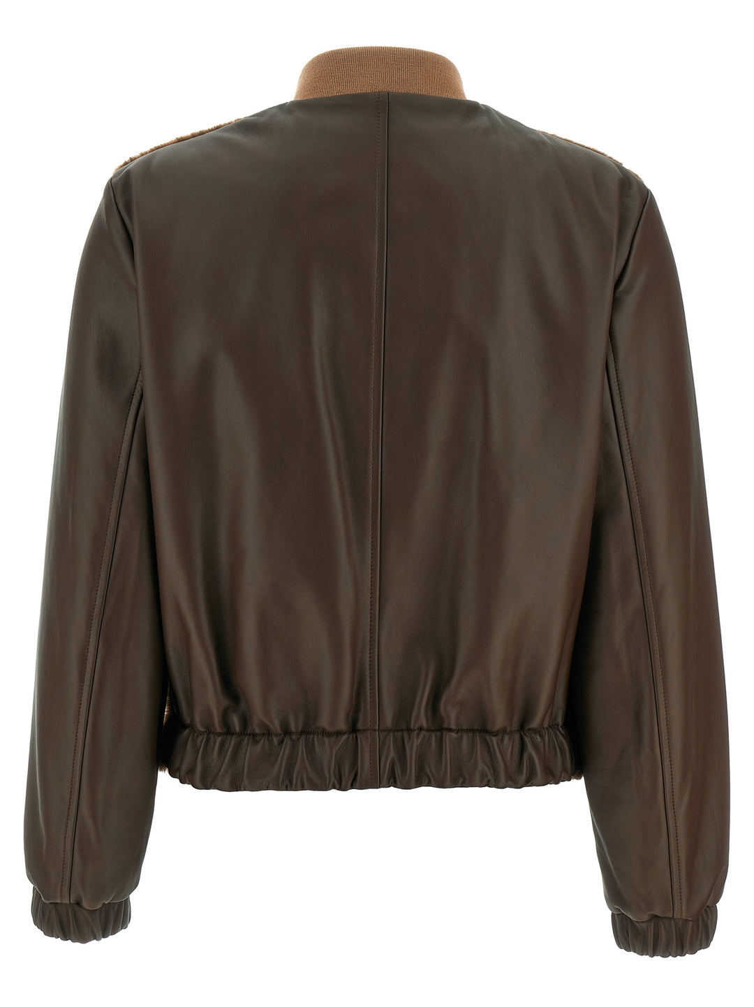 Fabiana Filippi Waistcoat Bomber Jacket Pellicce - Marrone | 0de41c6903e450ed2eb68206e1bd249ede526e4b