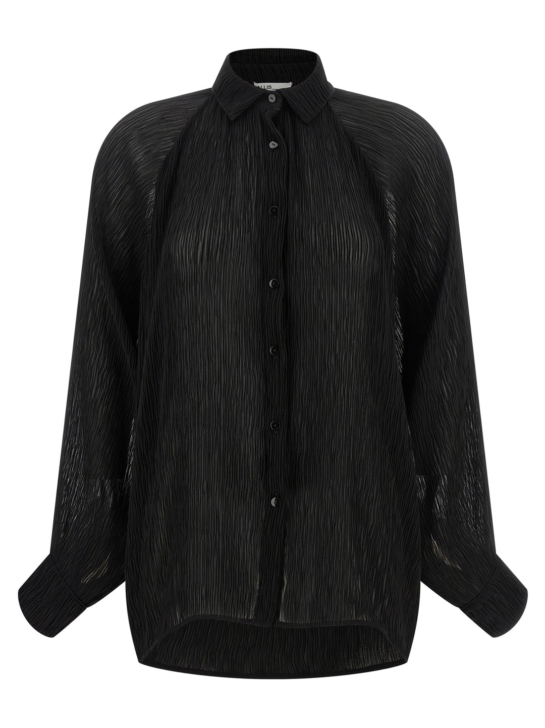 Allis Pleated Shirt Beachwear - Nero | 81e5aa3b9fb081b43ba9aa11a207d5e935fe5973