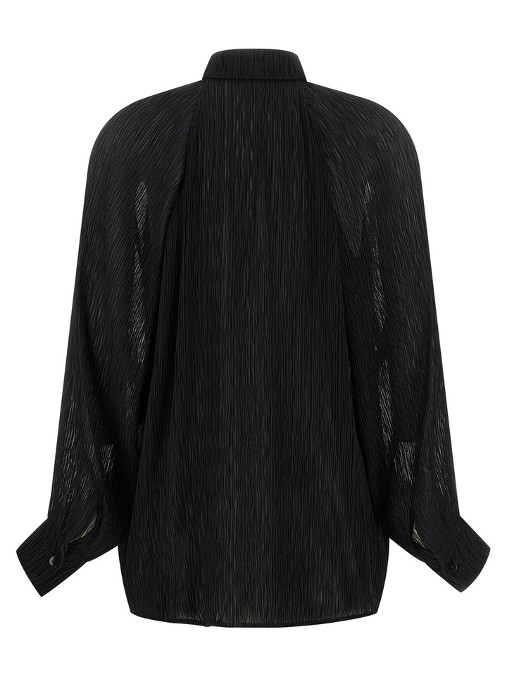 Allis Pleated Shirt Beachwear - Nero | 89b00bad44bddf9172eadf53a6d1d24cf847359d