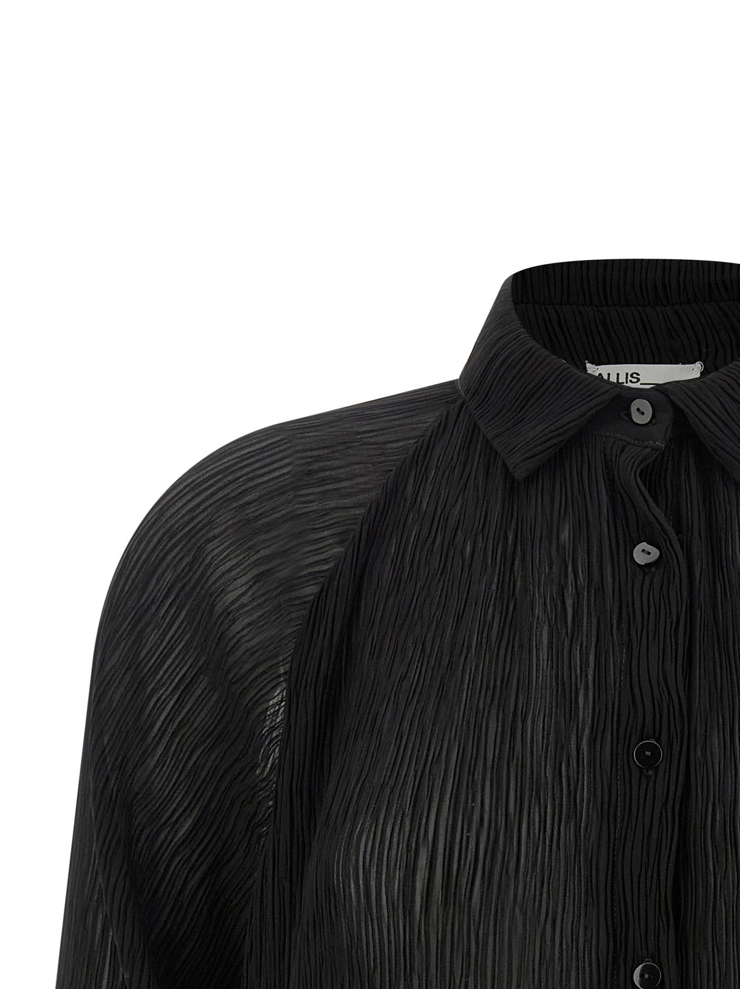 Allis Pleated Shirt Beachwear - Nero | 4d1360c2af33bee046602dd06ab324a2854b6f85