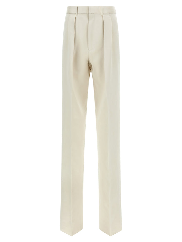Tom Ford Double Pinch Pantaloni - Beige | ac7fe48b58710a0d9a9429898c1408a96249f9e3