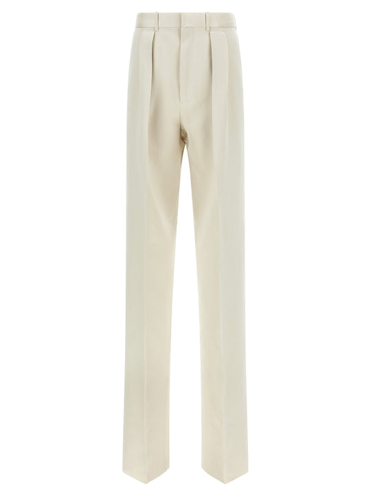 Double Pinch Pantaloni Beige