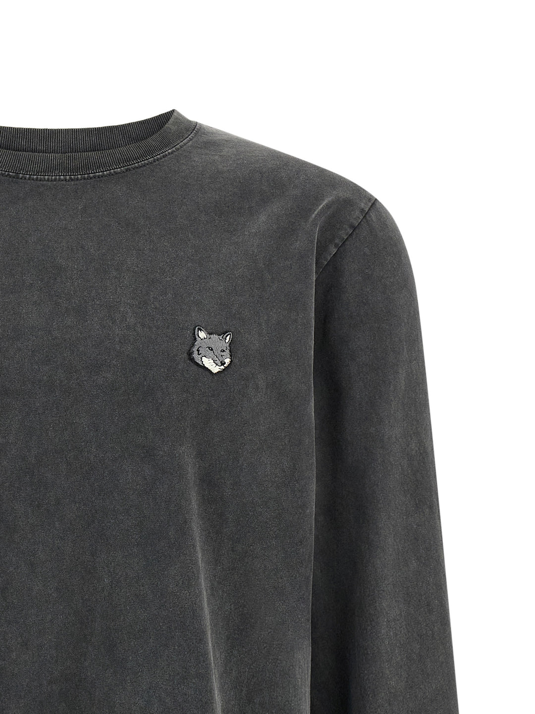 Maison Kitsune Fox Head T shirt - Nero | 9c89b6397bac9335e2882524c0c1a2797d8aa87b