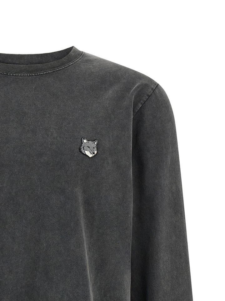 Maison Kitsune Fox Head T shirt - Nero | 9c89b6397bac9335e2882524c0c1a2797d8aa87b