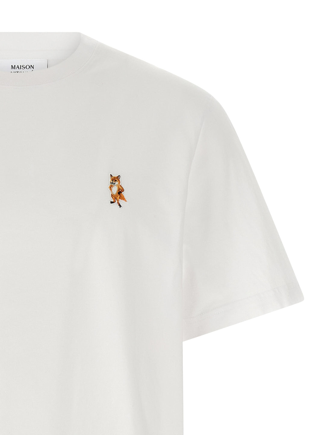 Maison Kitsune Dressed Fox T shirt - Bianco | 3711b088acf96062839f40188344e5f18c6fe7ca