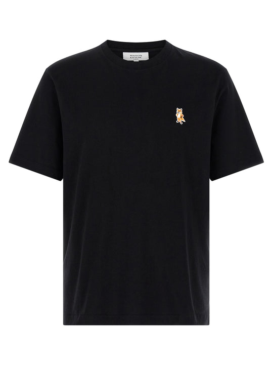 Standing Fox T Shirt Nero
